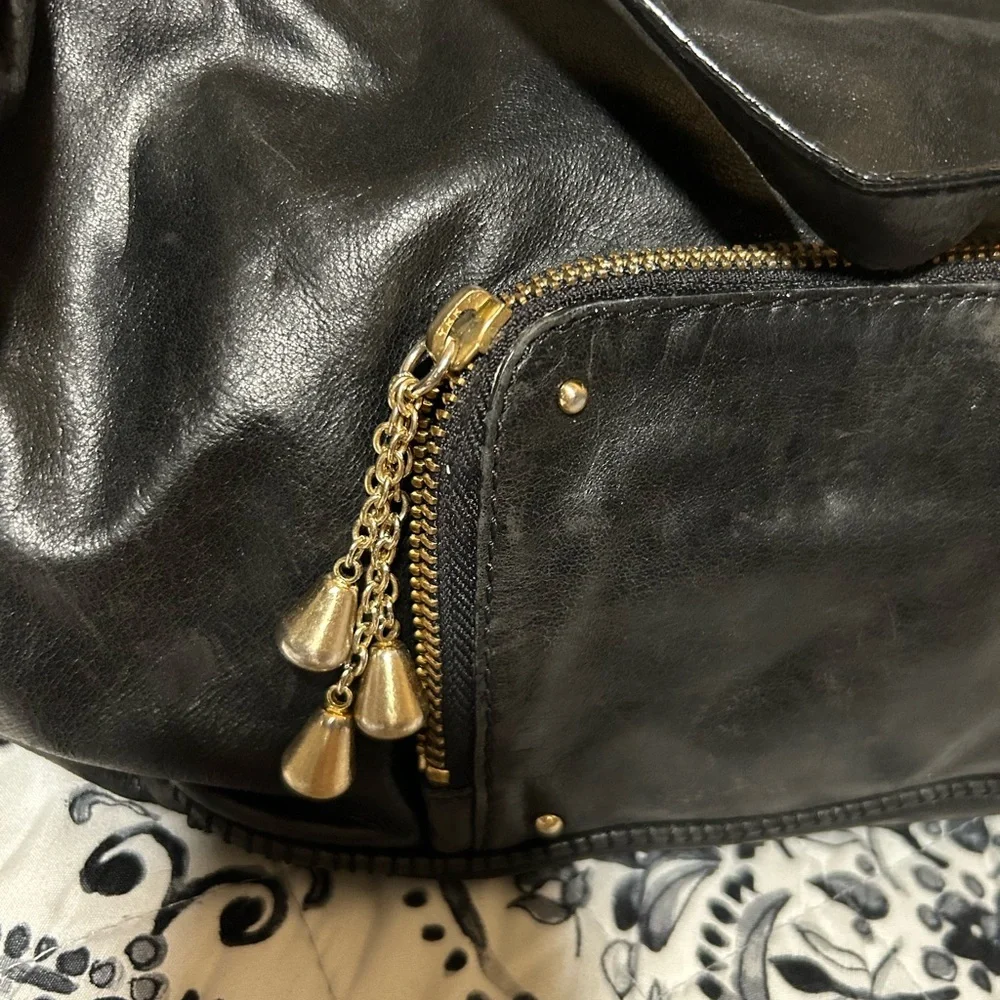 Tre Vero Black Leather Women's Bag